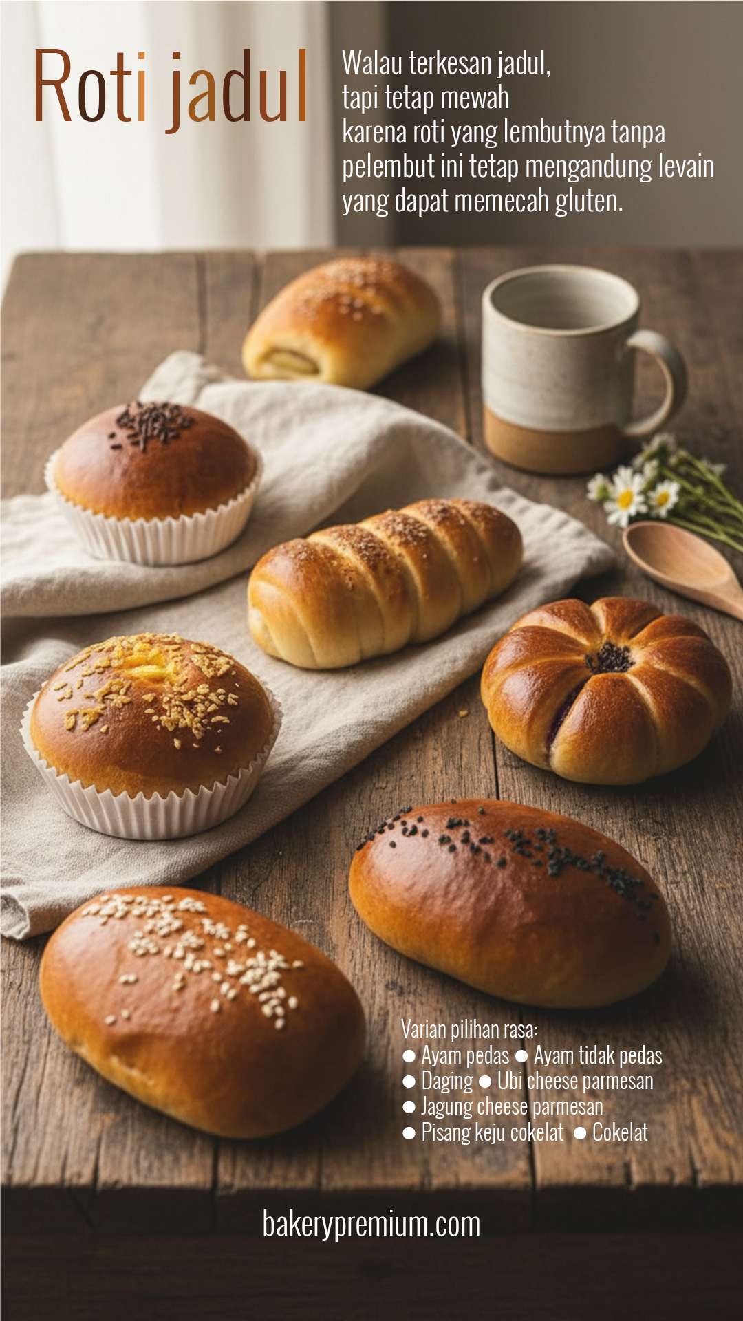 katalog roti kue sourdough pasta risol cake bunbun bakery premium23