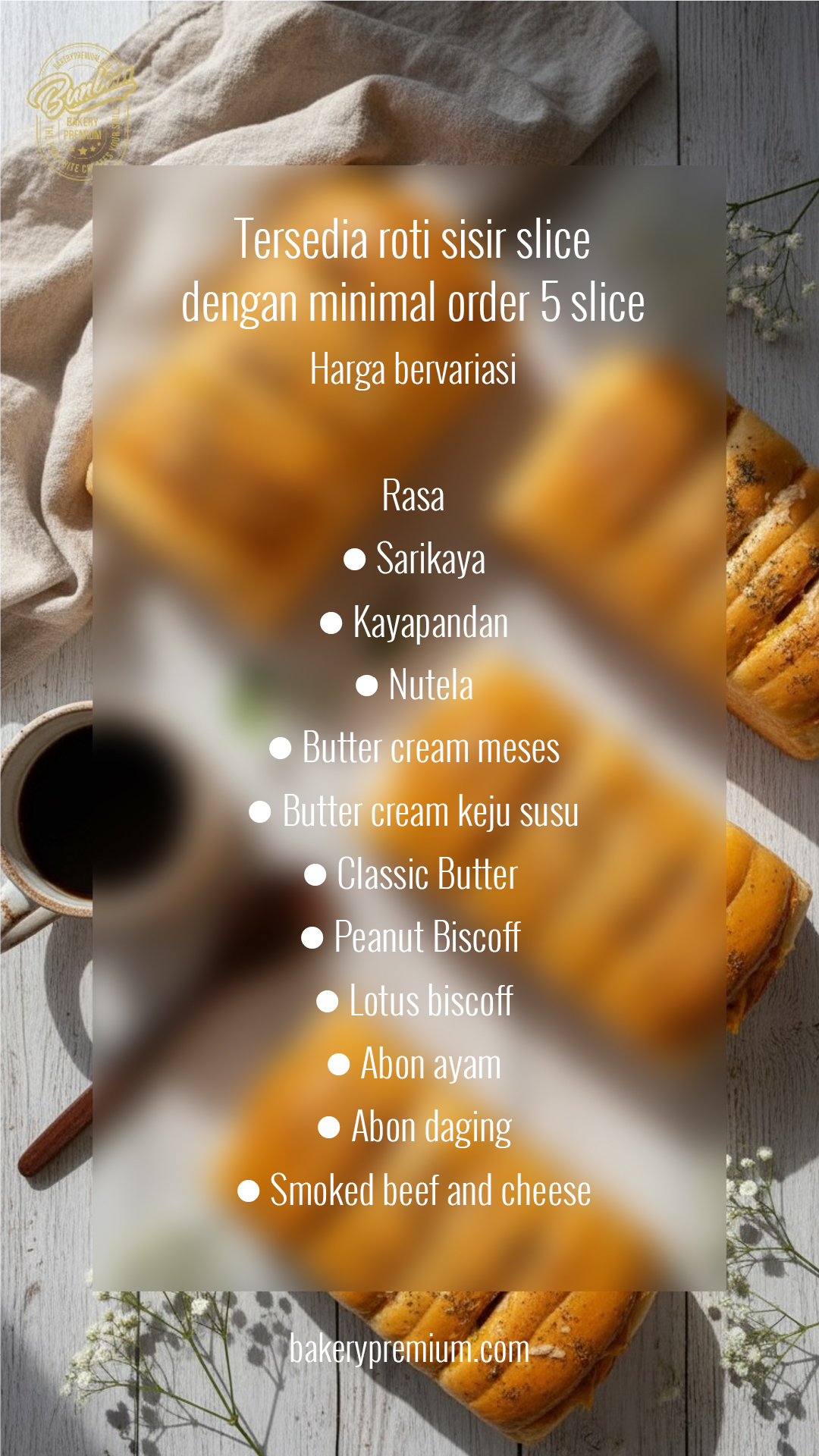 katalog roti kue sourdough pasta risol cake bunbun bakery premium5